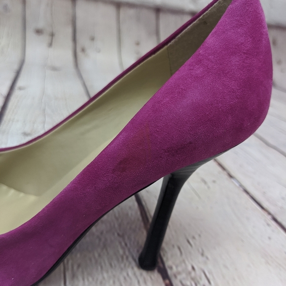 Guess Pointy Toe Pink Suede Shoes 6.5m - Picture 3 of 12